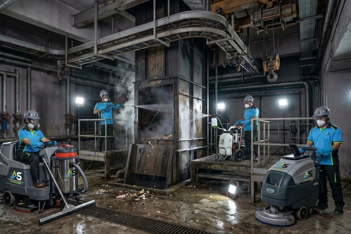 Garbage Chute Cleaning Service Dubai - High-Pressure Sanitisation